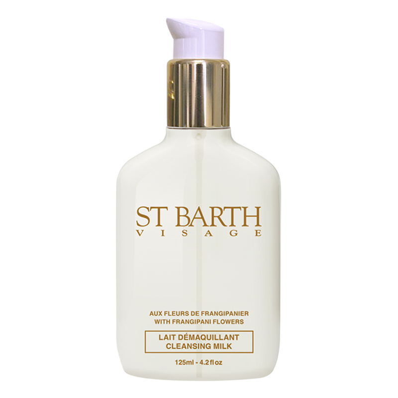 Очищающее молочко с экстрактом лепестков франжипани + дозатор